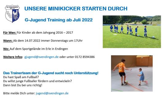 Unsere Minikicker starten durch 